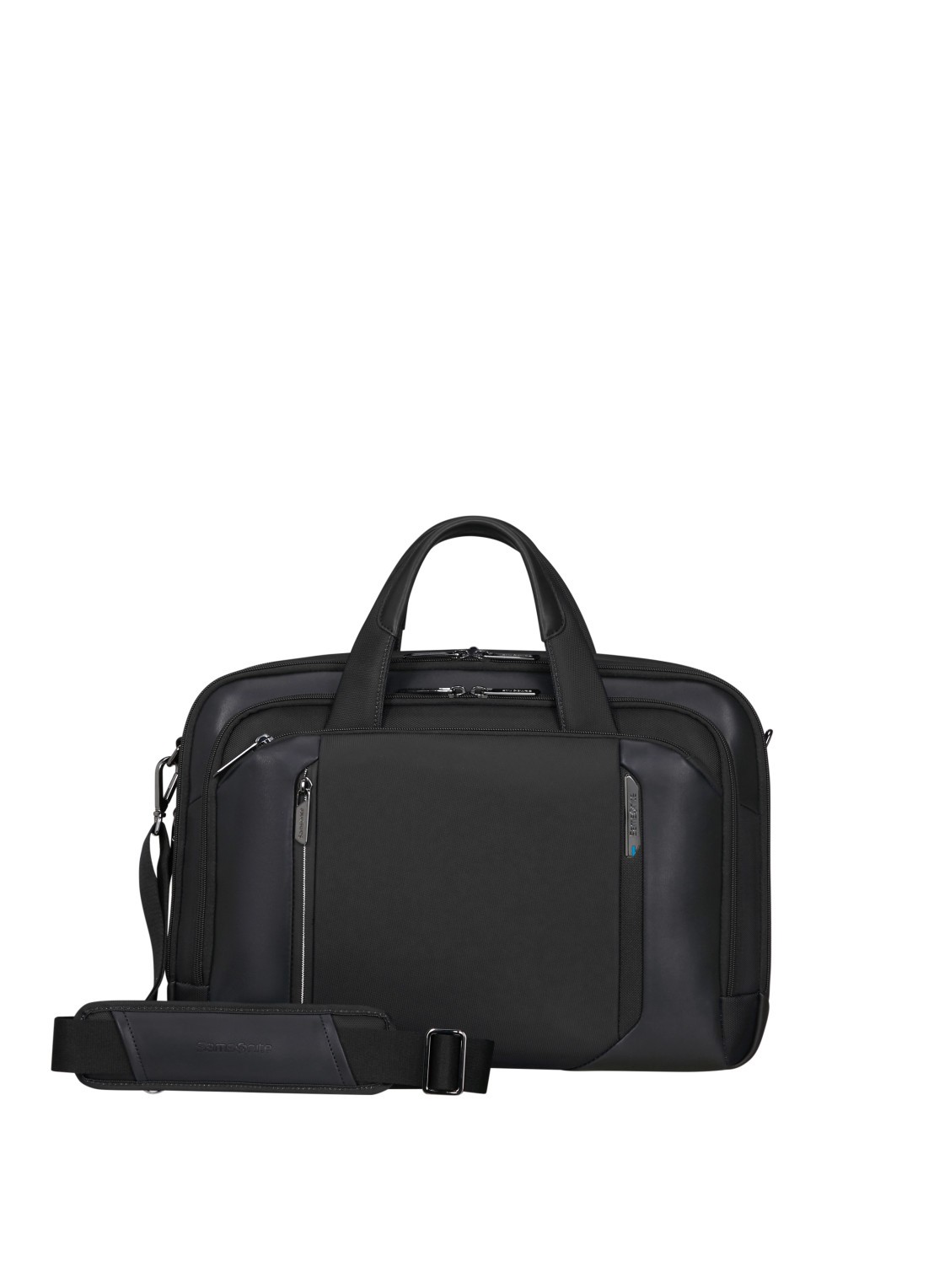 Samsonite Spectrolite 4.0 vergrootbare laptoptas met 15.6 inch laptopvak - voorkant 2 zwart