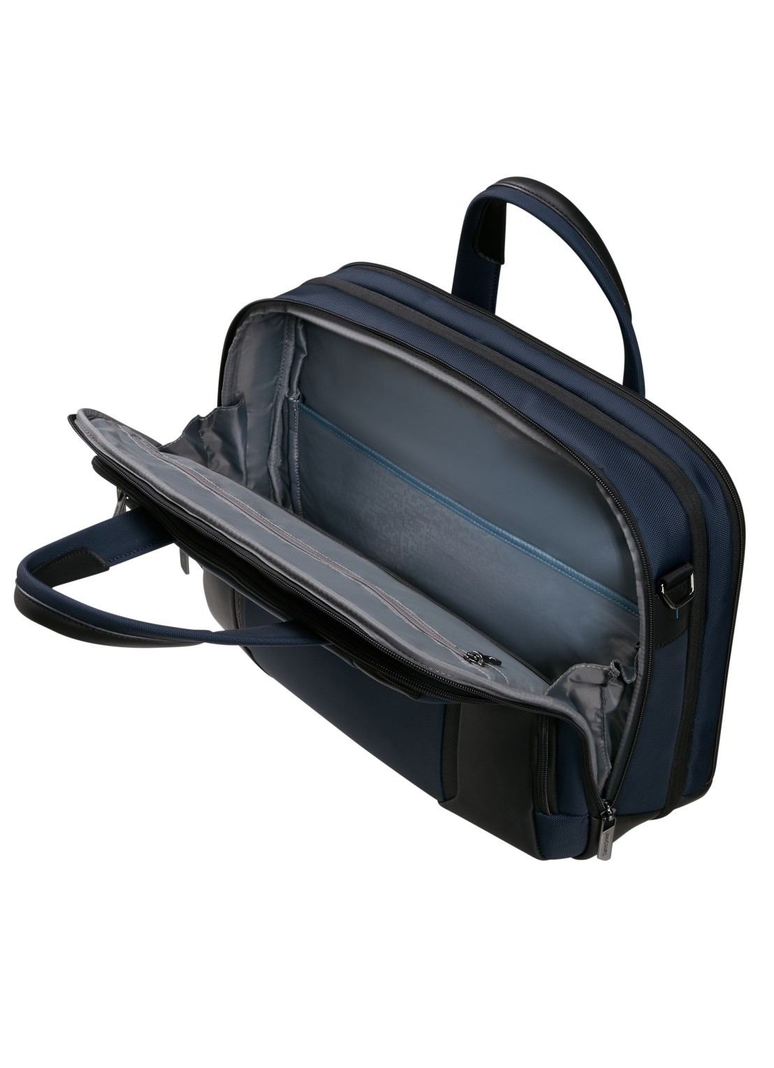 Samsonite Spectrolite 4.0 vergrootbare laptoptas met 15.6 inch laptopvak - achterkant 4 donkerblauw