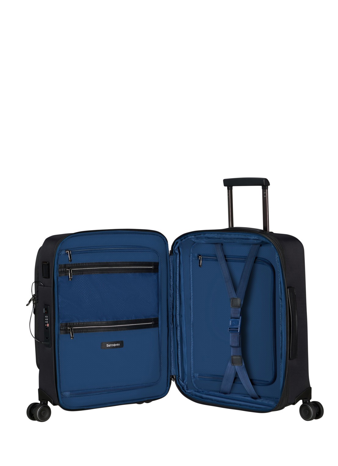 Samsonite Splendix spinner 55 cm - detail 2 zwart