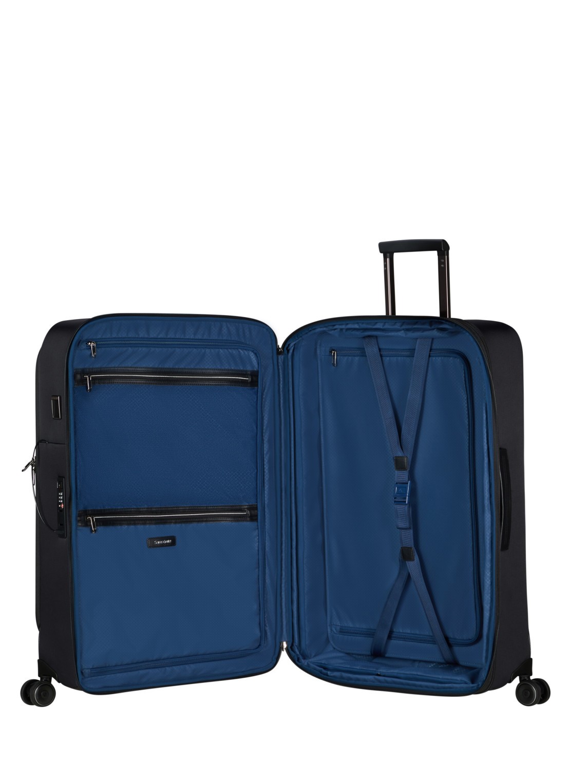 Samsonite Splendix spinner 55 cm - detail zwart