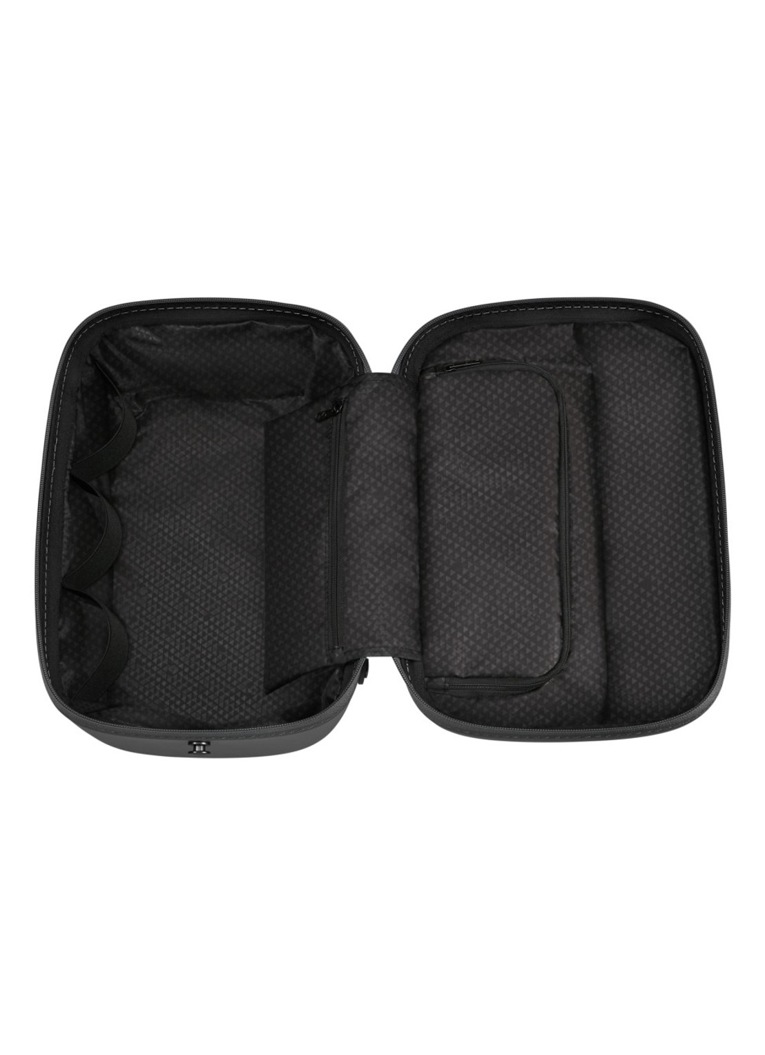 Samsonite Stackd beautycase met afneembare schouderriem en uitneembaar etui - detail zwart
