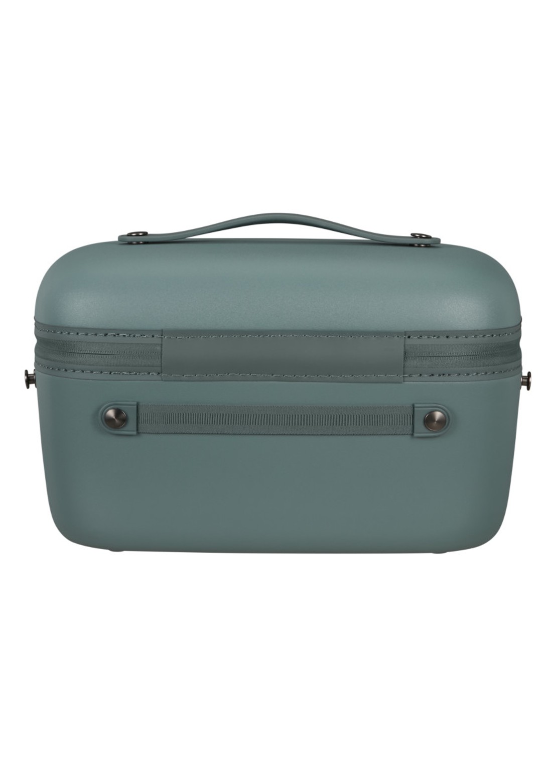 Samsonite Stackd beautycase met afneembare schouderriem en uitneembaar etui - achterkant 3 lichtblauw