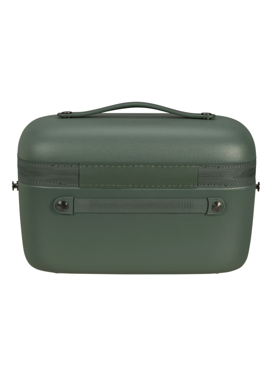 Samsonite Stackd beautycase met afneembare schouderriem en uitneembaar etui - achterkant groen