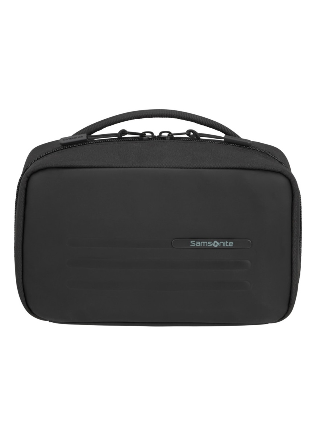 Samsonite Stackd toilettas met logo - voorkant zwart