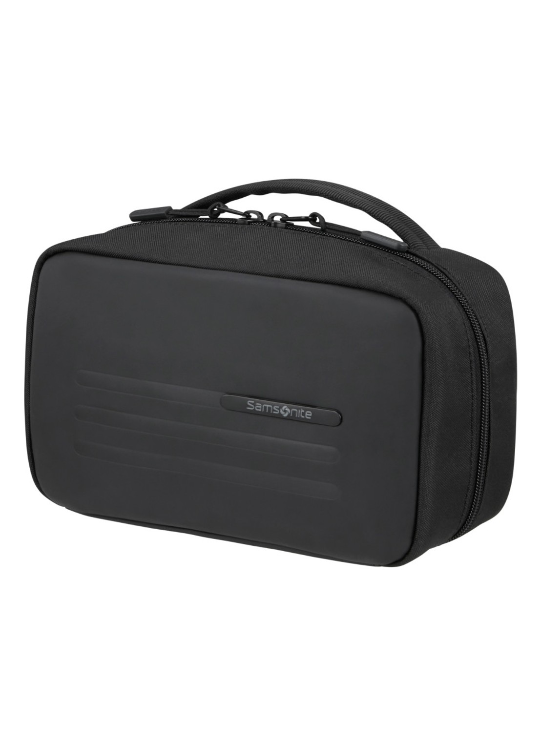 Samsonite Stackd toilettas met logo - voorkant 2 zwart