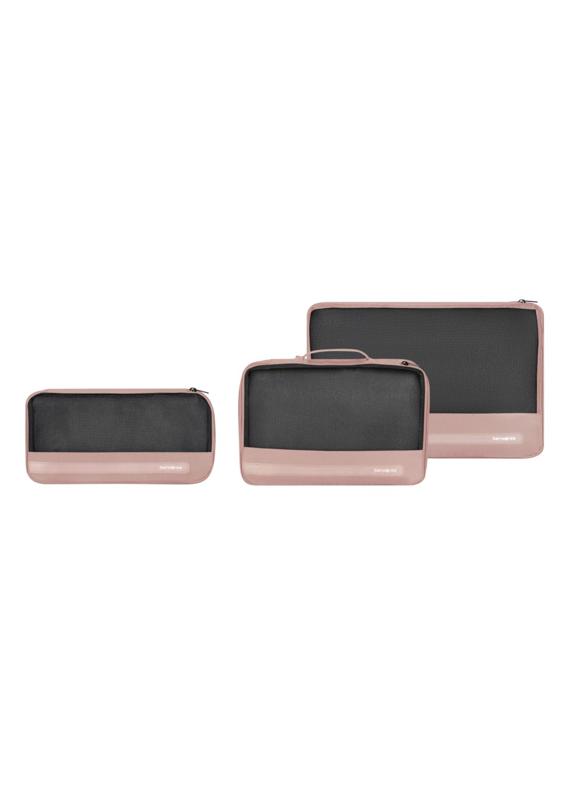 Samsonite TA Revolution koffer organizer set van 3 - voorkant roze