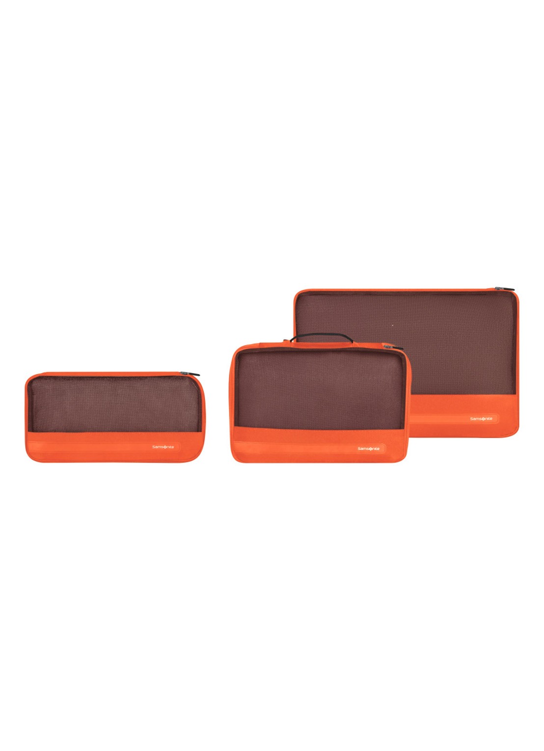 Samsonite TA Revolution koffer organizer set van 3 - voorkant orange