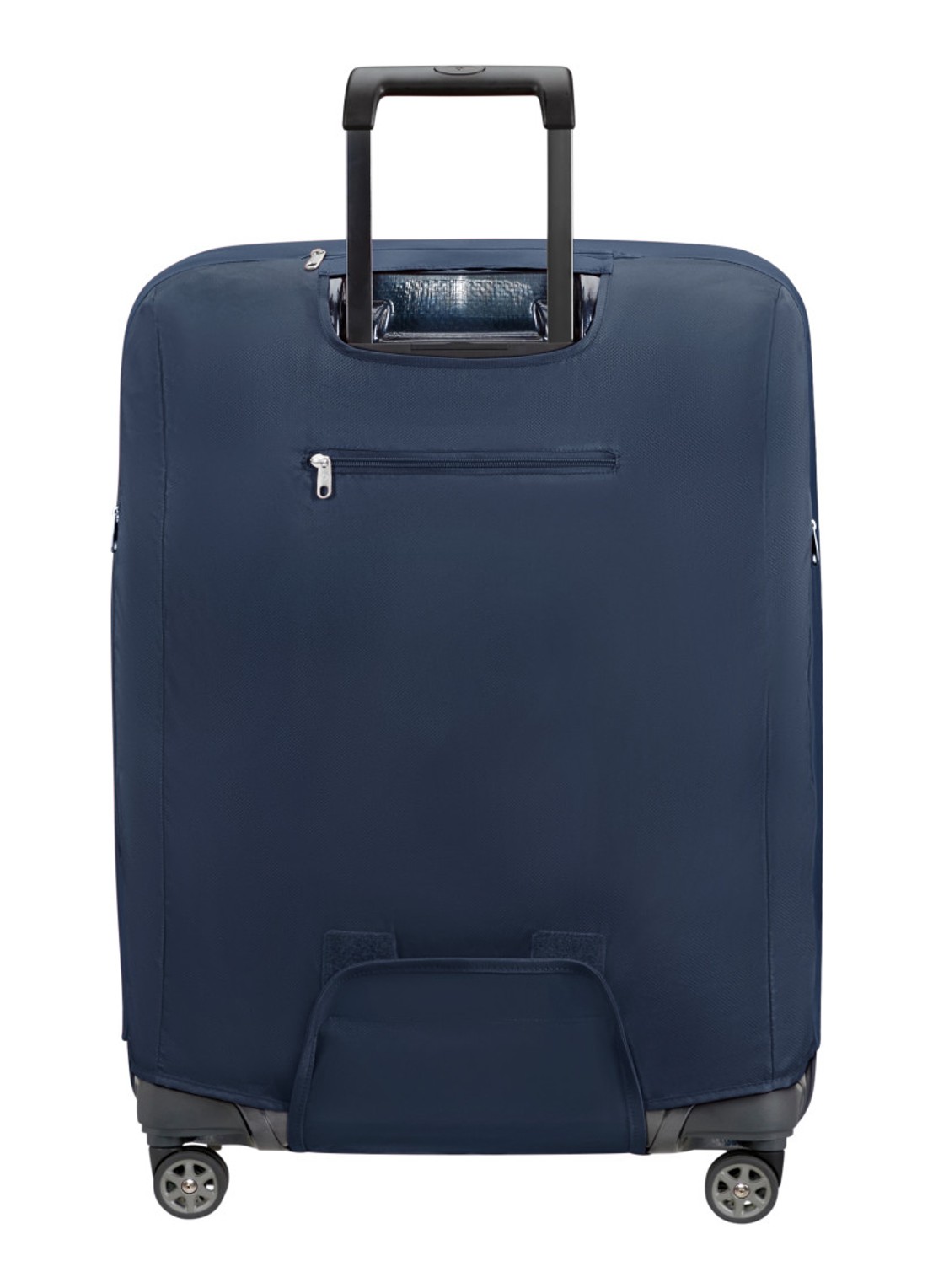 Samsonite TA Revolution L kofferhoes - achterkant donkerblauw