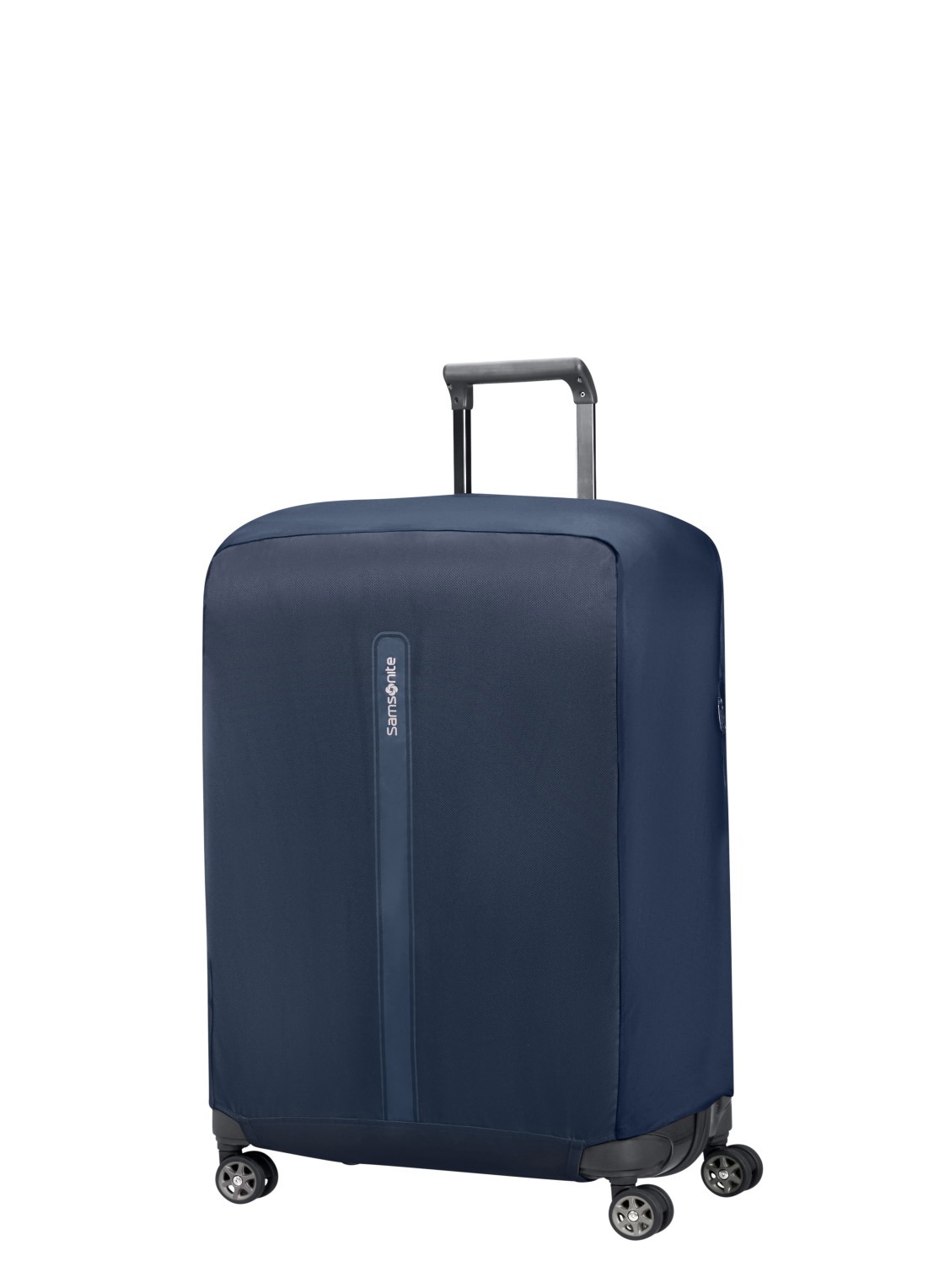 Samsonite TA Revolution L kofferhoes - voorkant 3 donkerblauw
