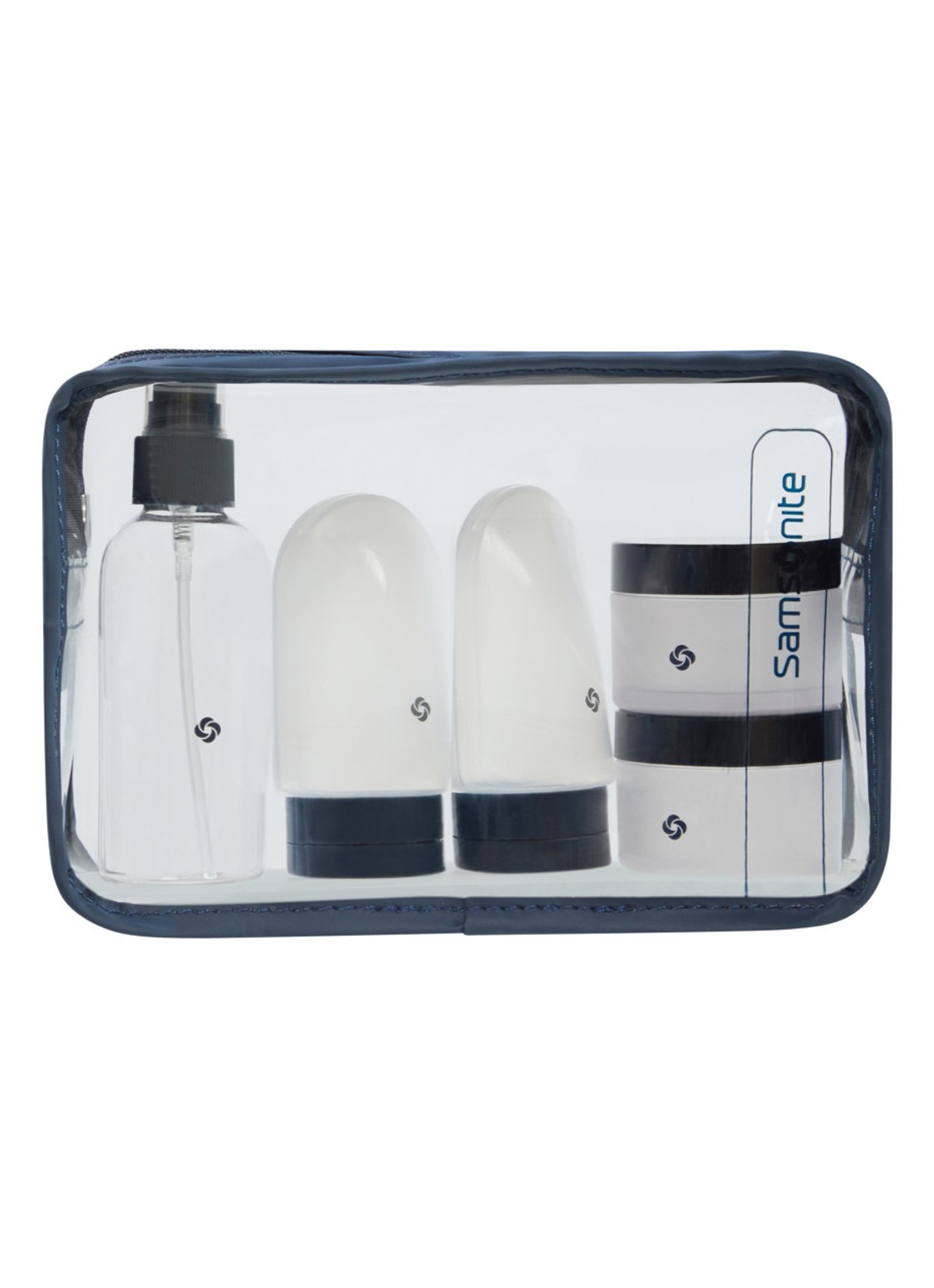 Samsonite TA Revolution toilettas - voorkant 5 donkerblauw
