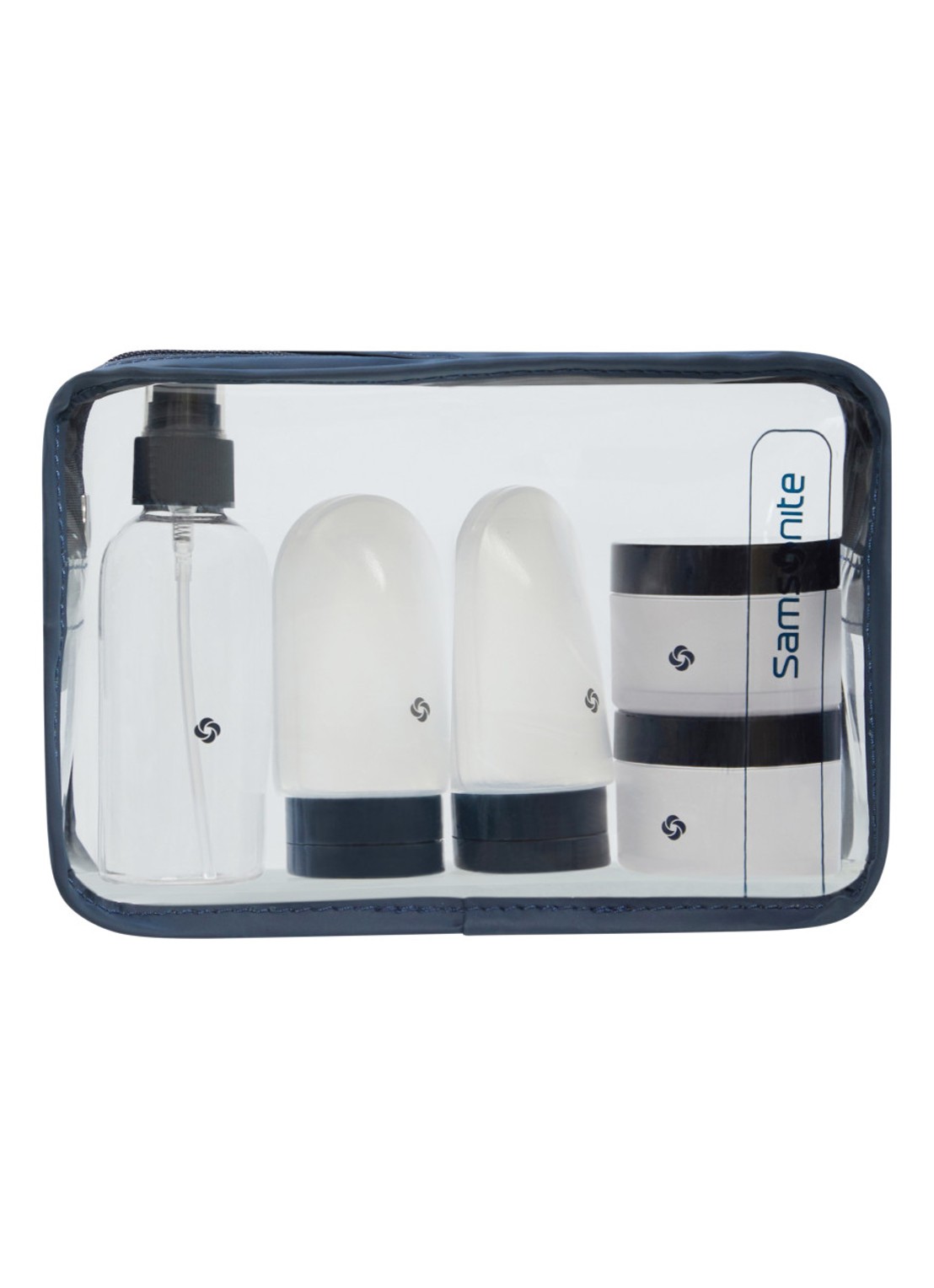 Samsonite TA Revolution toilettas - voorkant 6 donkerblauw