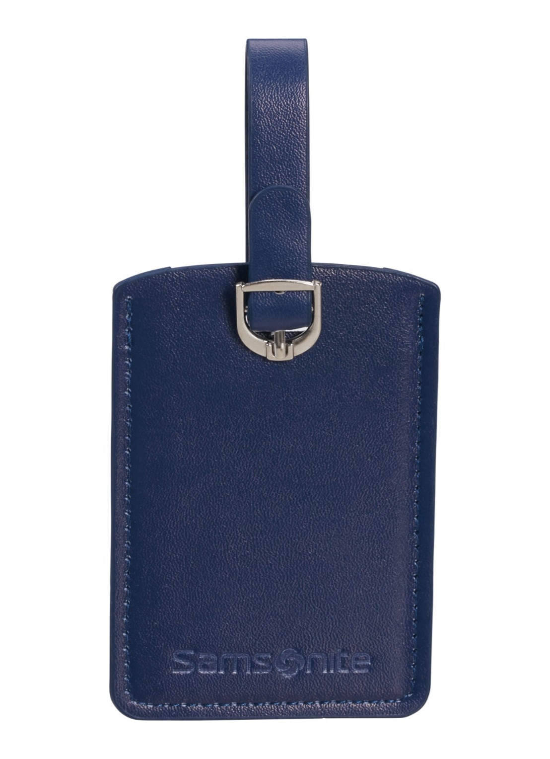 Samsonite Travel Accessories bagagelable set van 2 - voorkant kobaltblauw