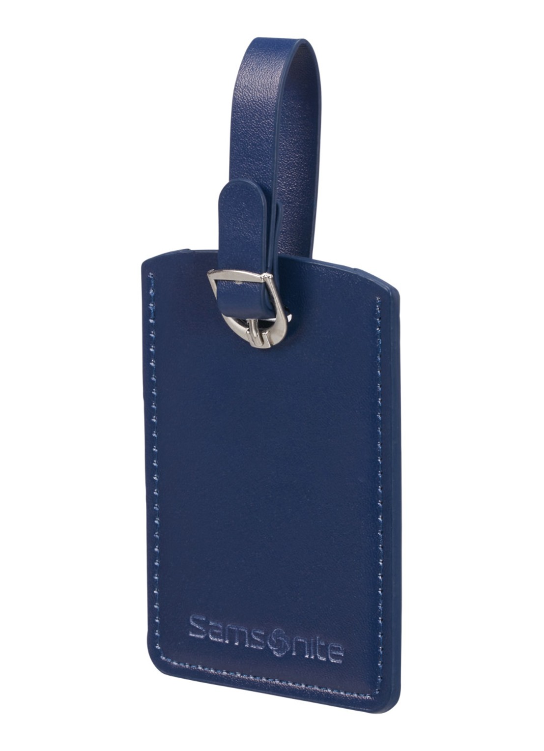 Samsonite Travel Accessories bagagelable set van 2 - voorkant 2 kobaltblauw