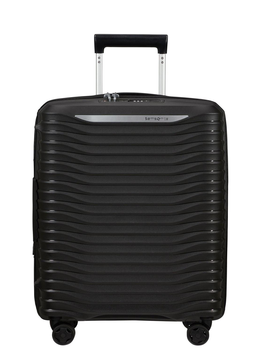 Samsonite Upscape spinner 55 cm - voorkant zwart