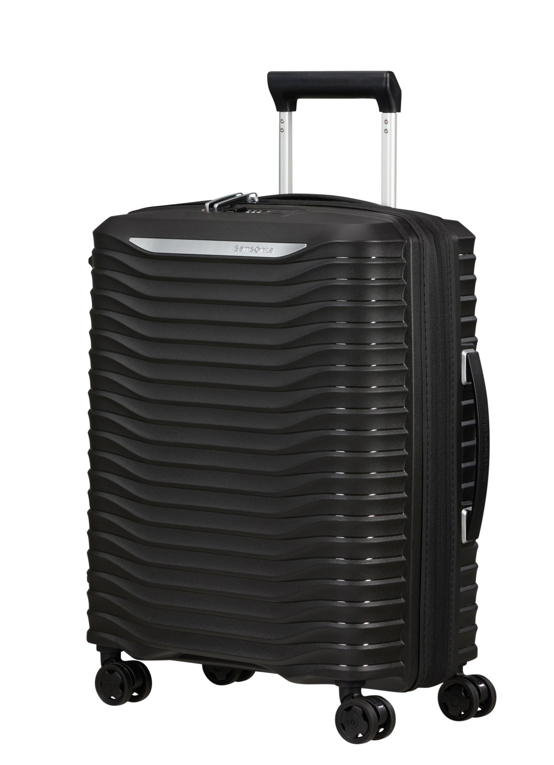 Samsonite Upscape spinner 55 cm - voorkant 2 zwart