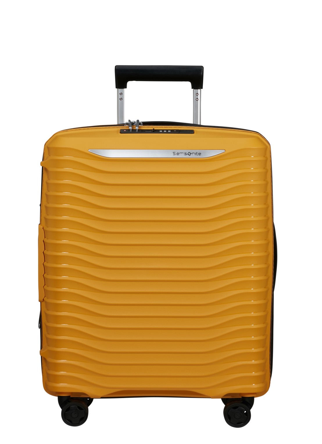 Samsonite Upscape spinner 55 cm - voorkant 2 okergeel