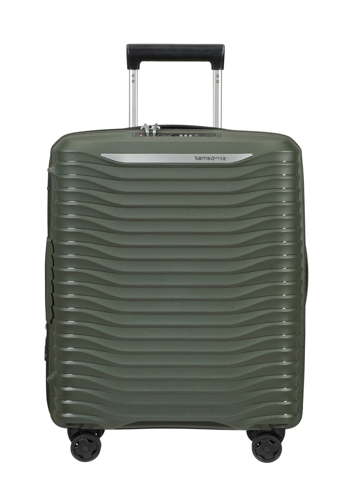 Samsonite Upscape spinner 55 cm - voorkant donkergrijs