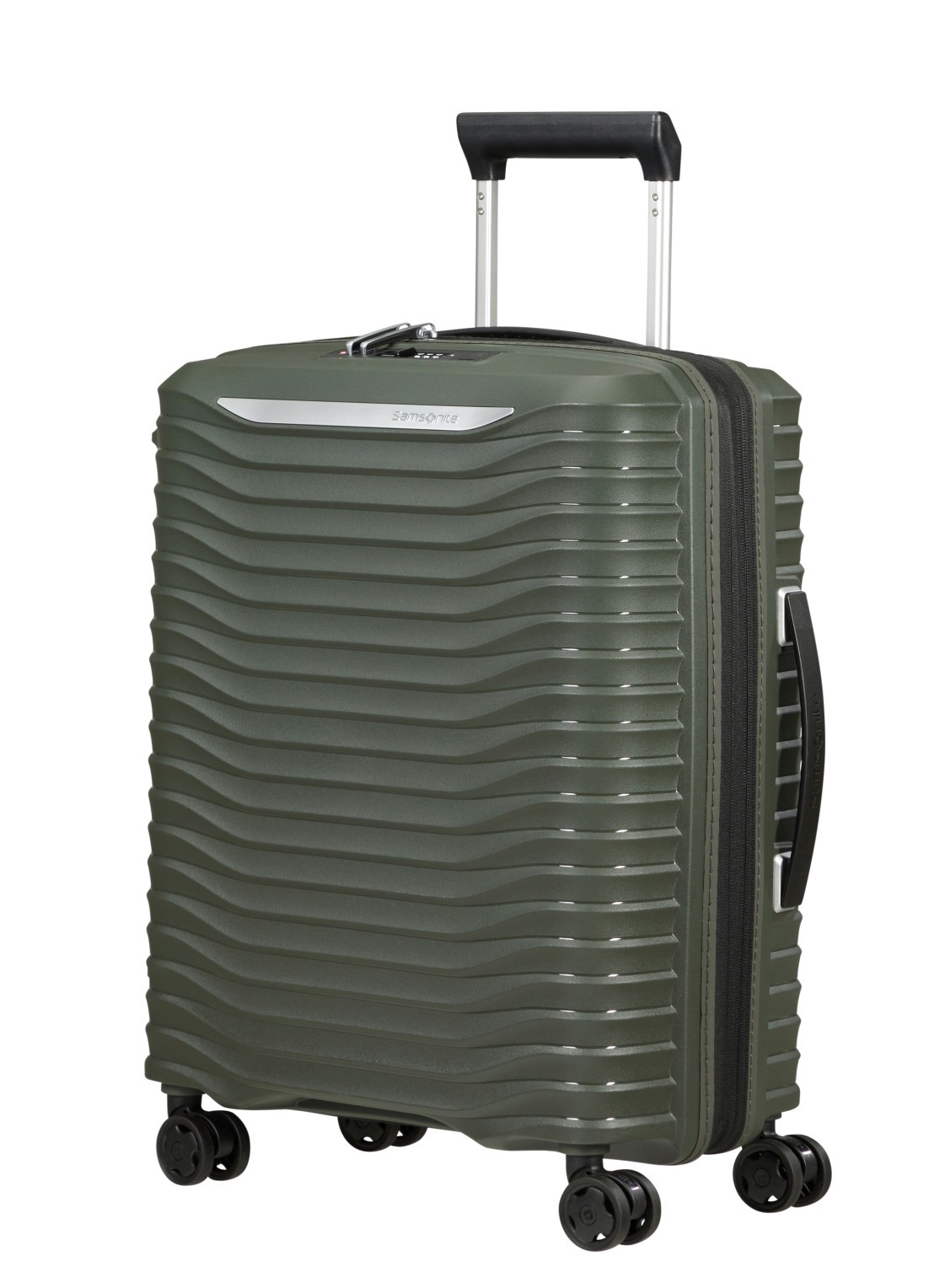 Samsonite Upscape spinner 55 cm - voorkant 2 donkergrijs