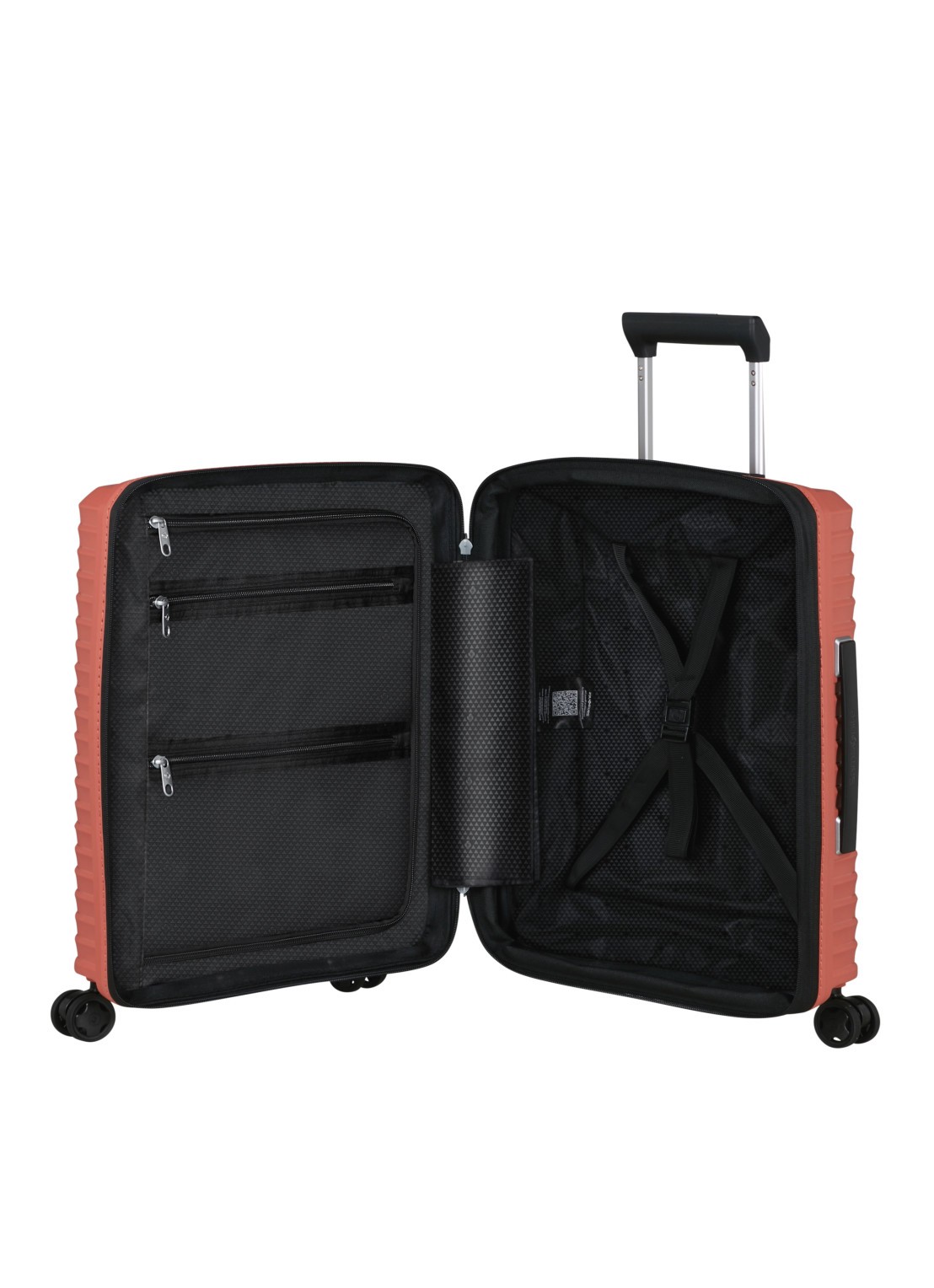Samsonite Upscape spinner 55 cm - detail donkerbeige