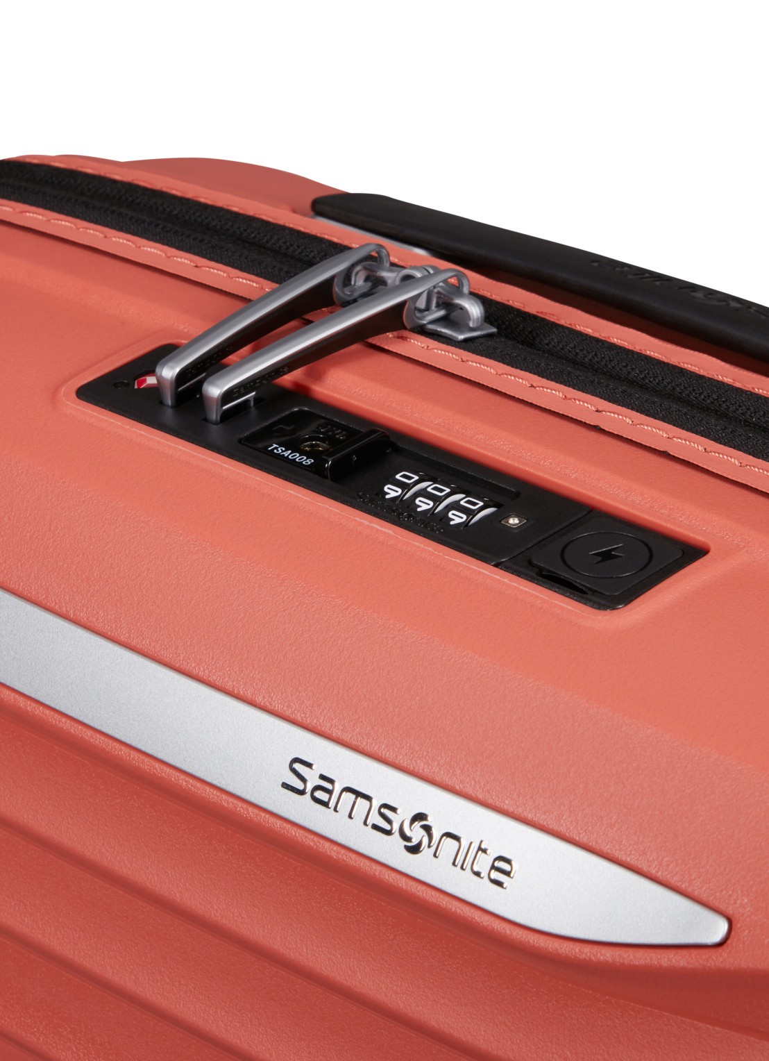 Samsonite Upscape spinner 55 cm - detail 3 donkerbeige