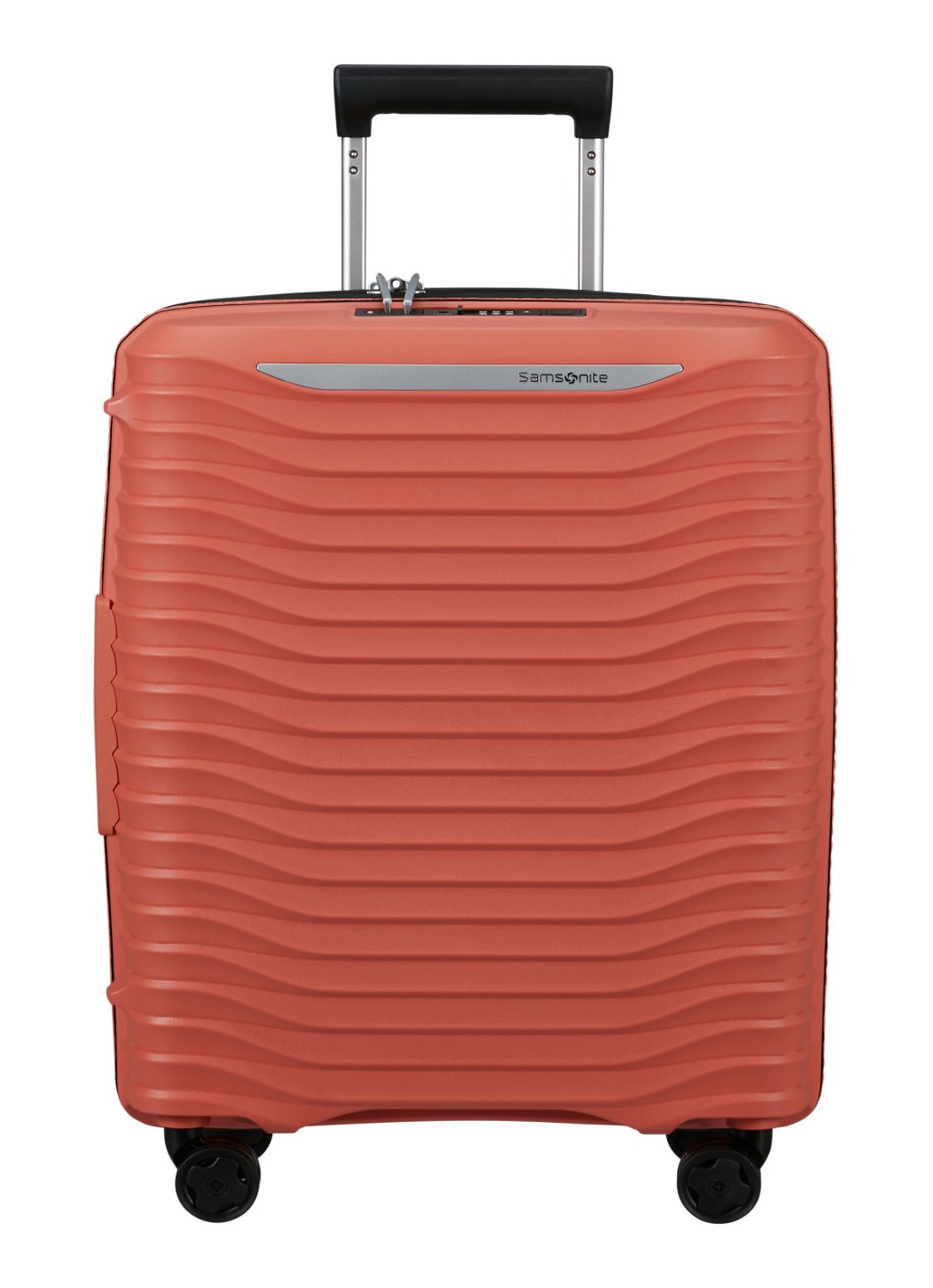 Samsonite Upscape spinner 55 cm - voorkant 4 donkerbeige