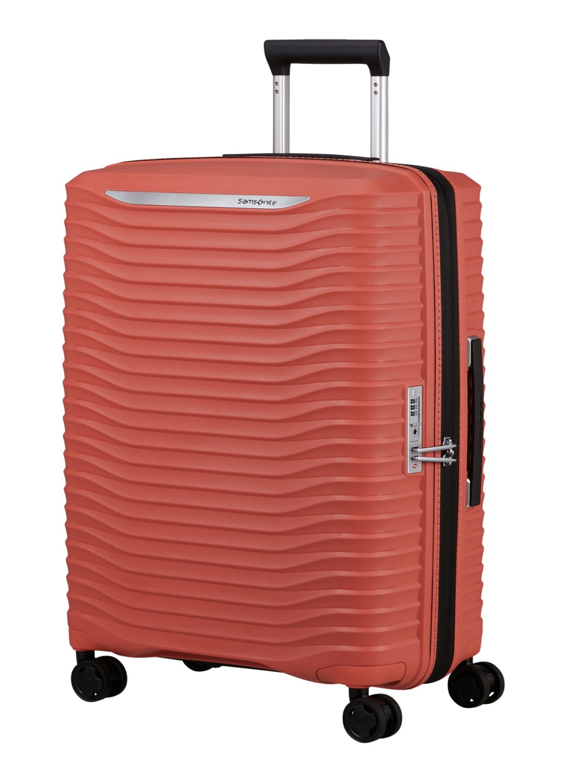 Samsonite Upscape spinner 68 cm - voorkant 4 donkerbeige