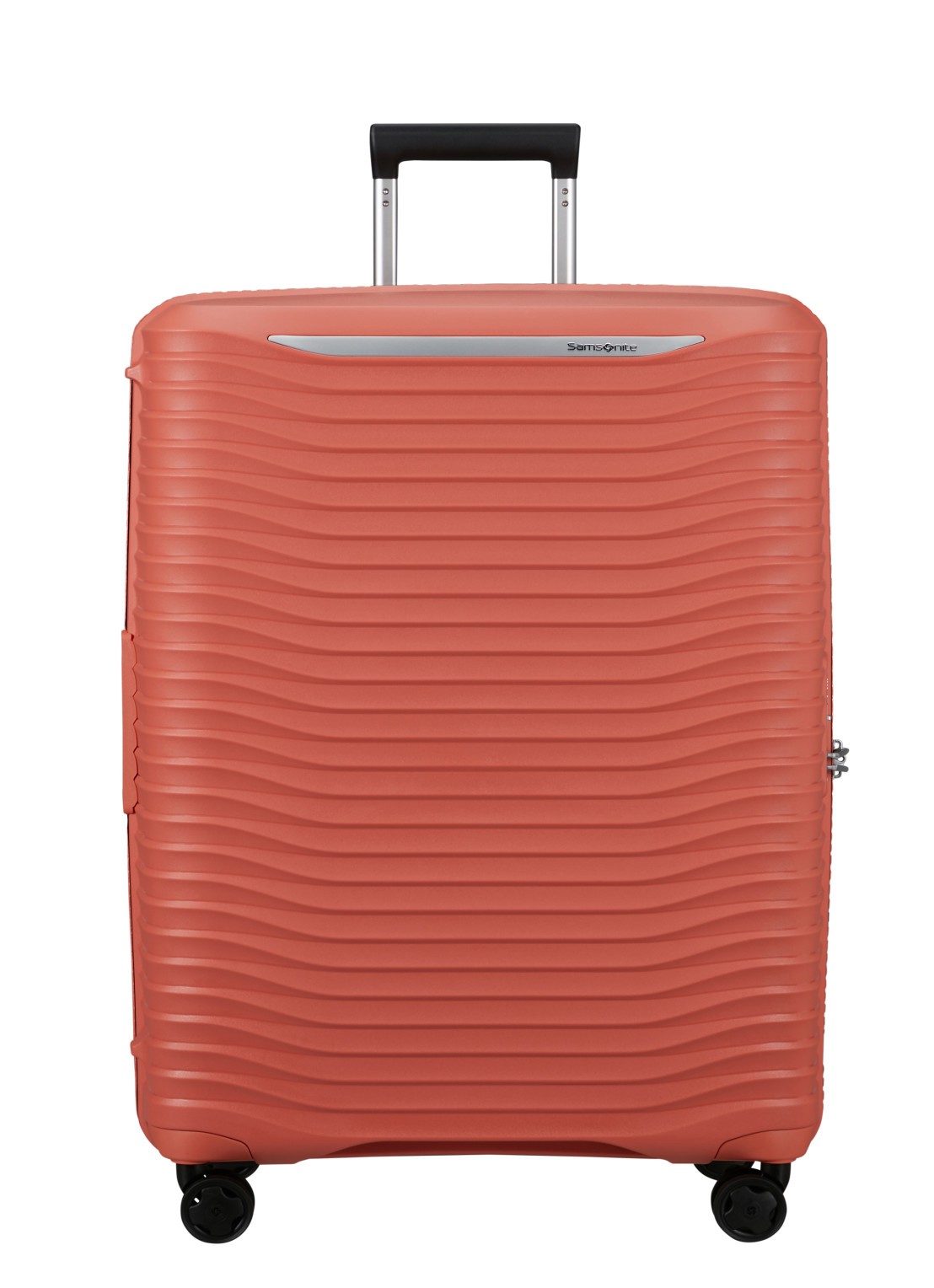 Samsonite Upscape spinner 75 cm - voorkant 3 donkerbeige