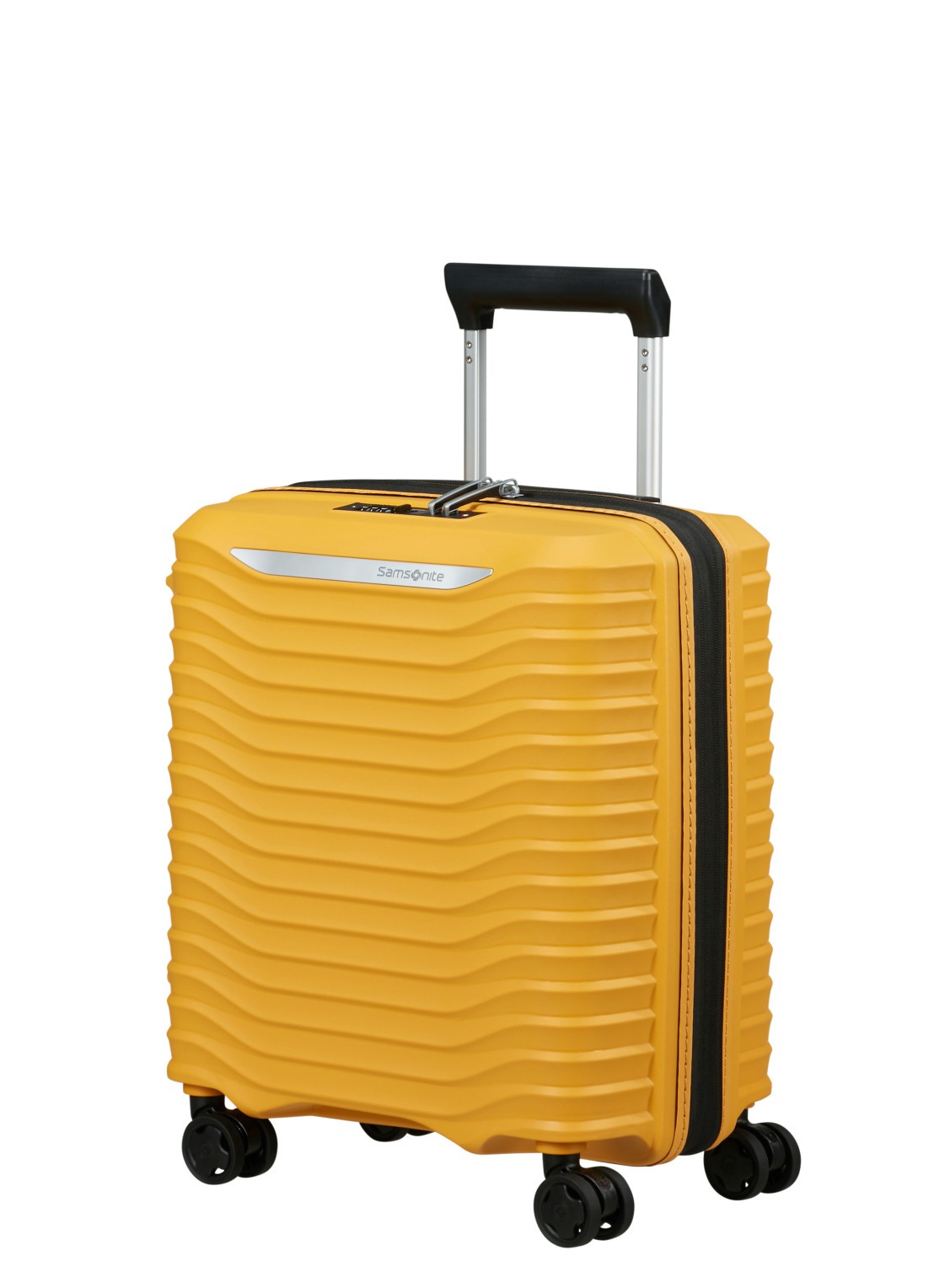 Samsonite Upscape vergrootbare spinner 45 cm - voorkant 5 geel