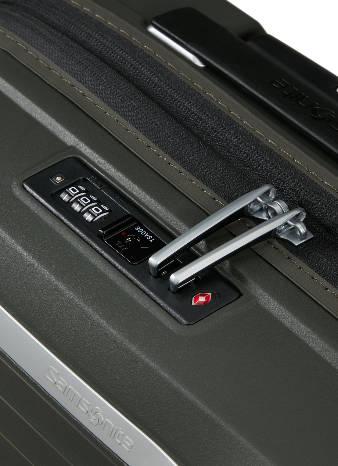 Samsonite Upscape vergrootbare spinner 45 cm - detail 5 groen