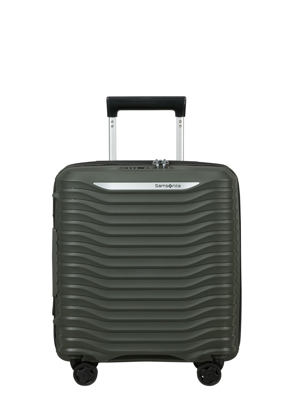 Samsonite Upscape vergrootbare spinner 45 cm - voorkant 2 groen
