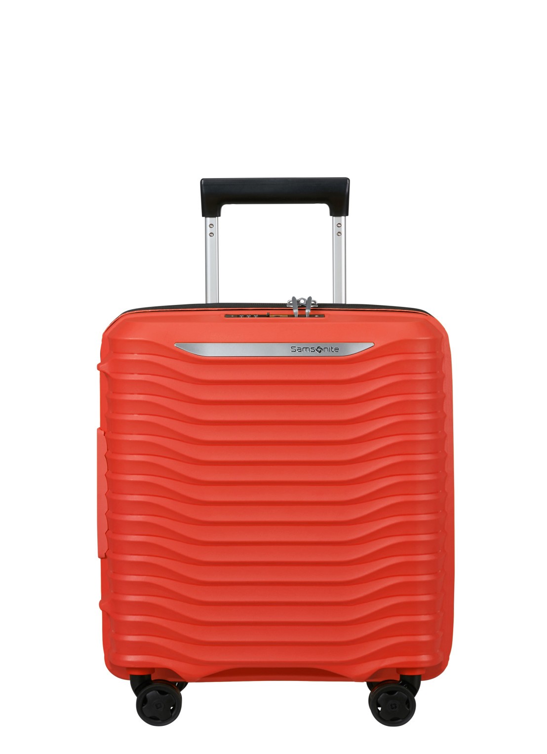 Samsonite Upscape vergrootbare spinner 45 cm - voorkant 2 rood