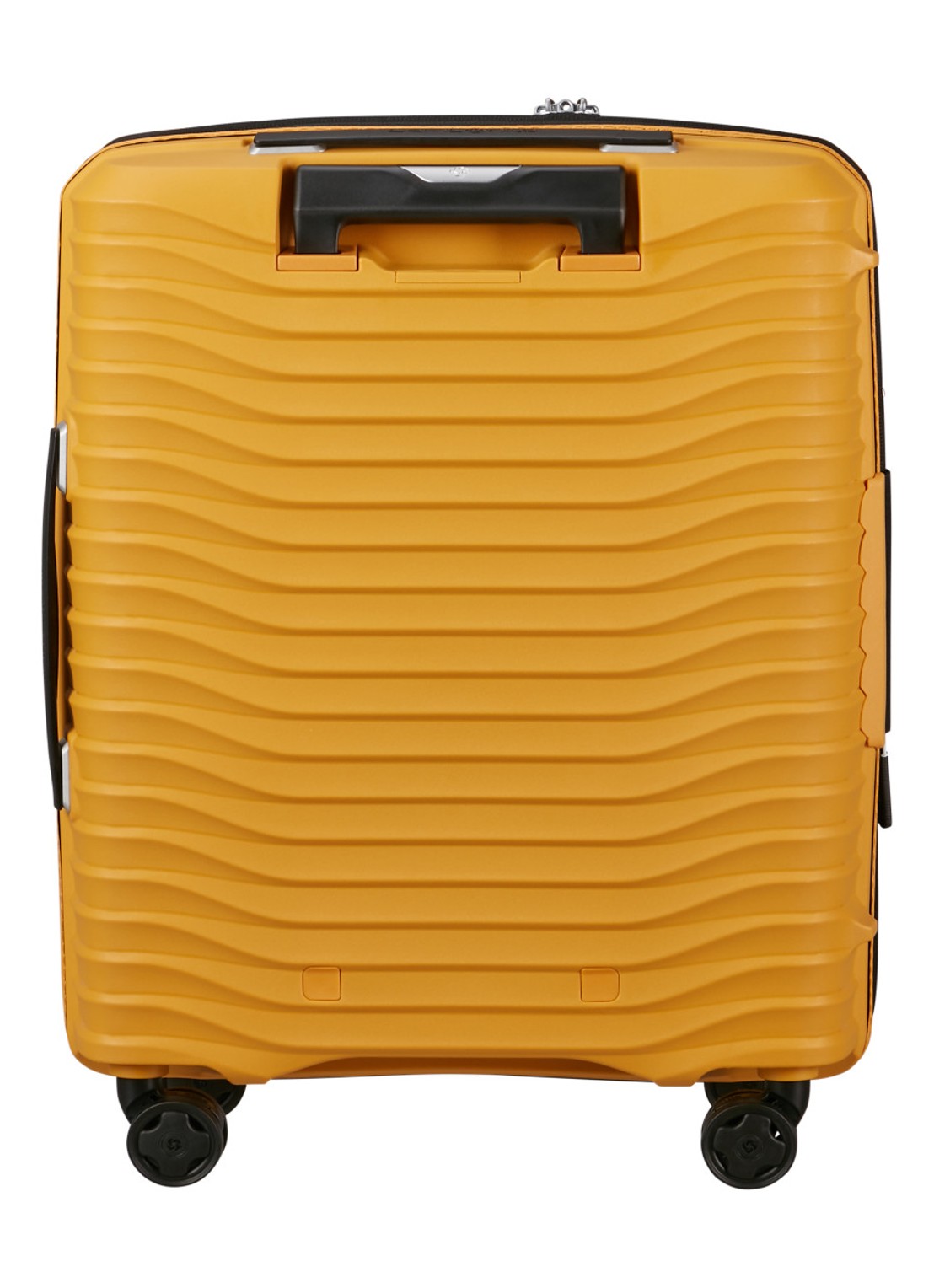 Samsonite Upscape vergrootbare spinner 55 cm - achterkant 3 geel