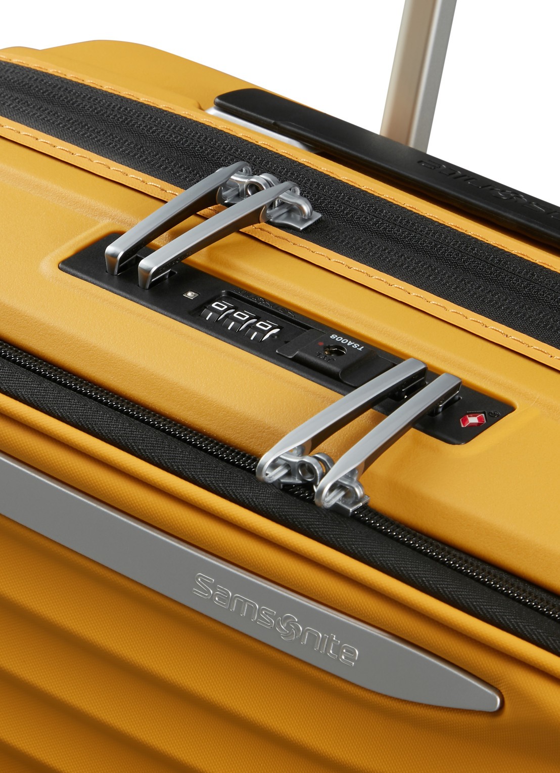 Samsonite Upscape vergrootbare spinner 55 cm - detail 5 geel
