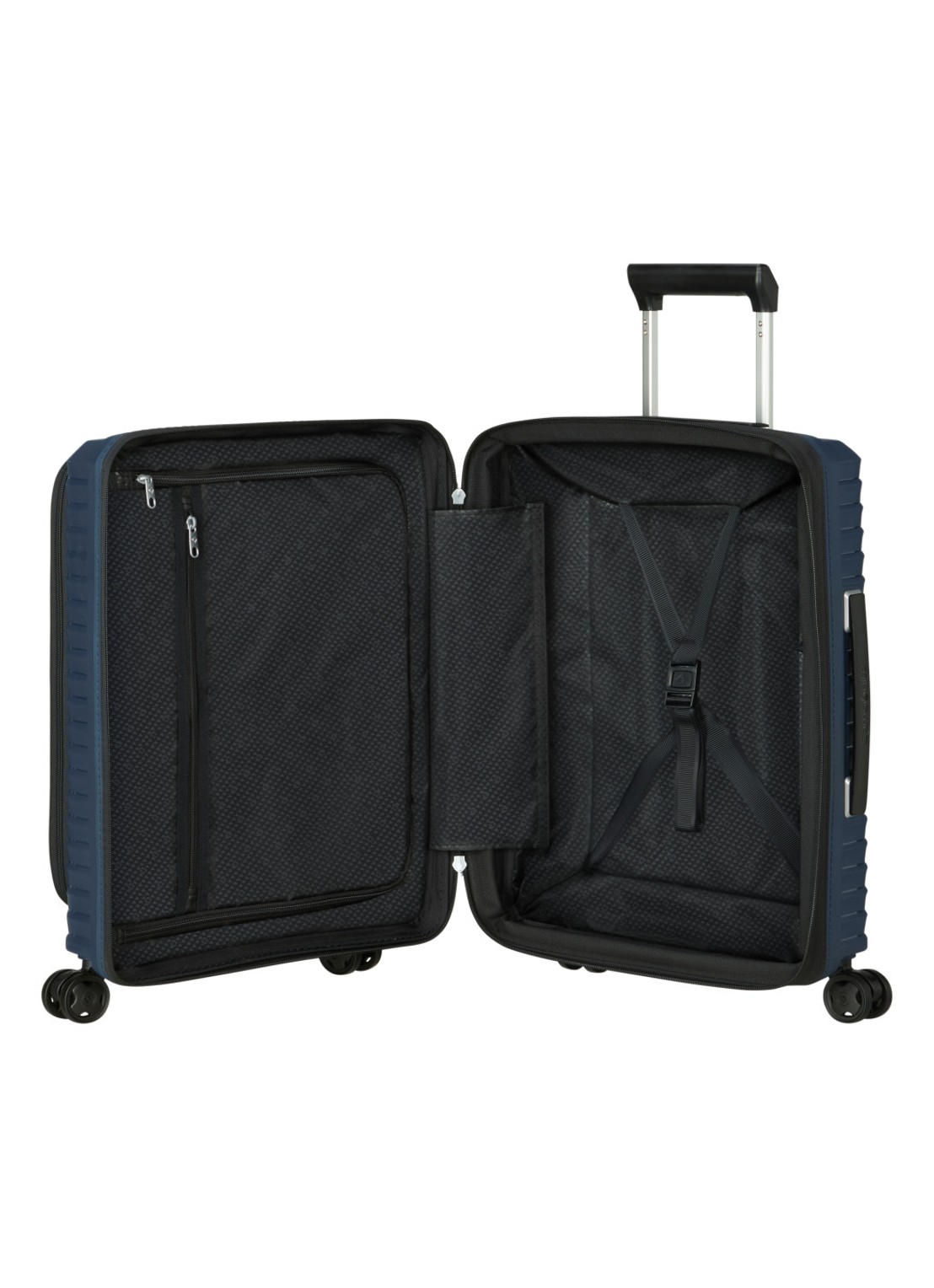 Samsonite Upscape vergrootbare spinner 55 cm - detail 3 donkerblauw