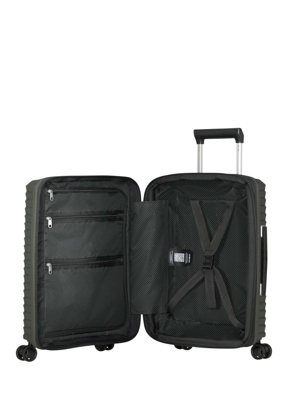 Samsonite Upscape vergrootbare spinner 55 cm - achterkant groen