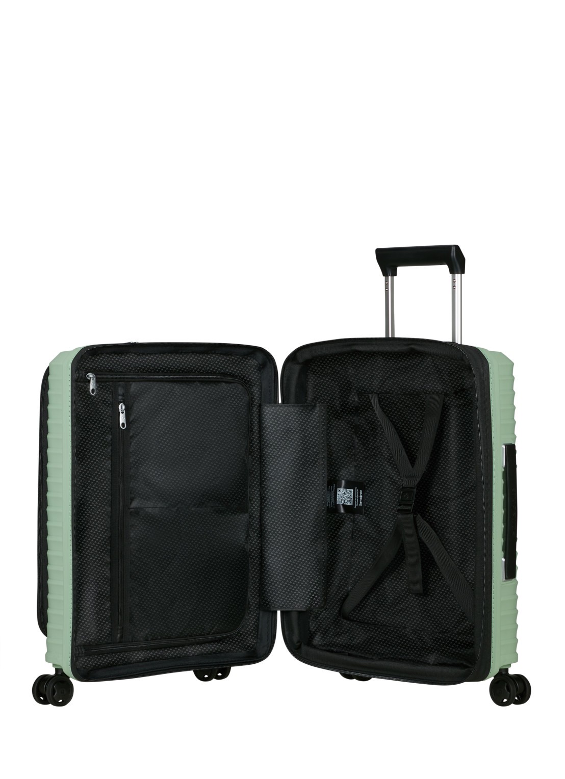 Samsonite Upscape vergrootbare spinner 55 cm - achterkant lindegroen