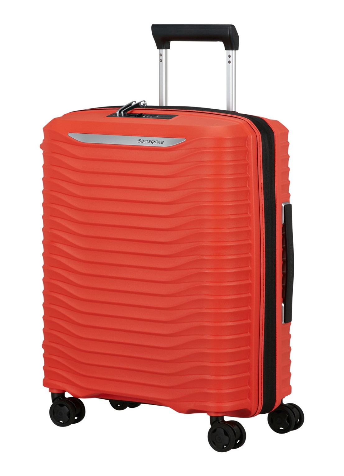 Samsonite Upscape vergrootbare spinner 55 cm - voorkant 5 rood