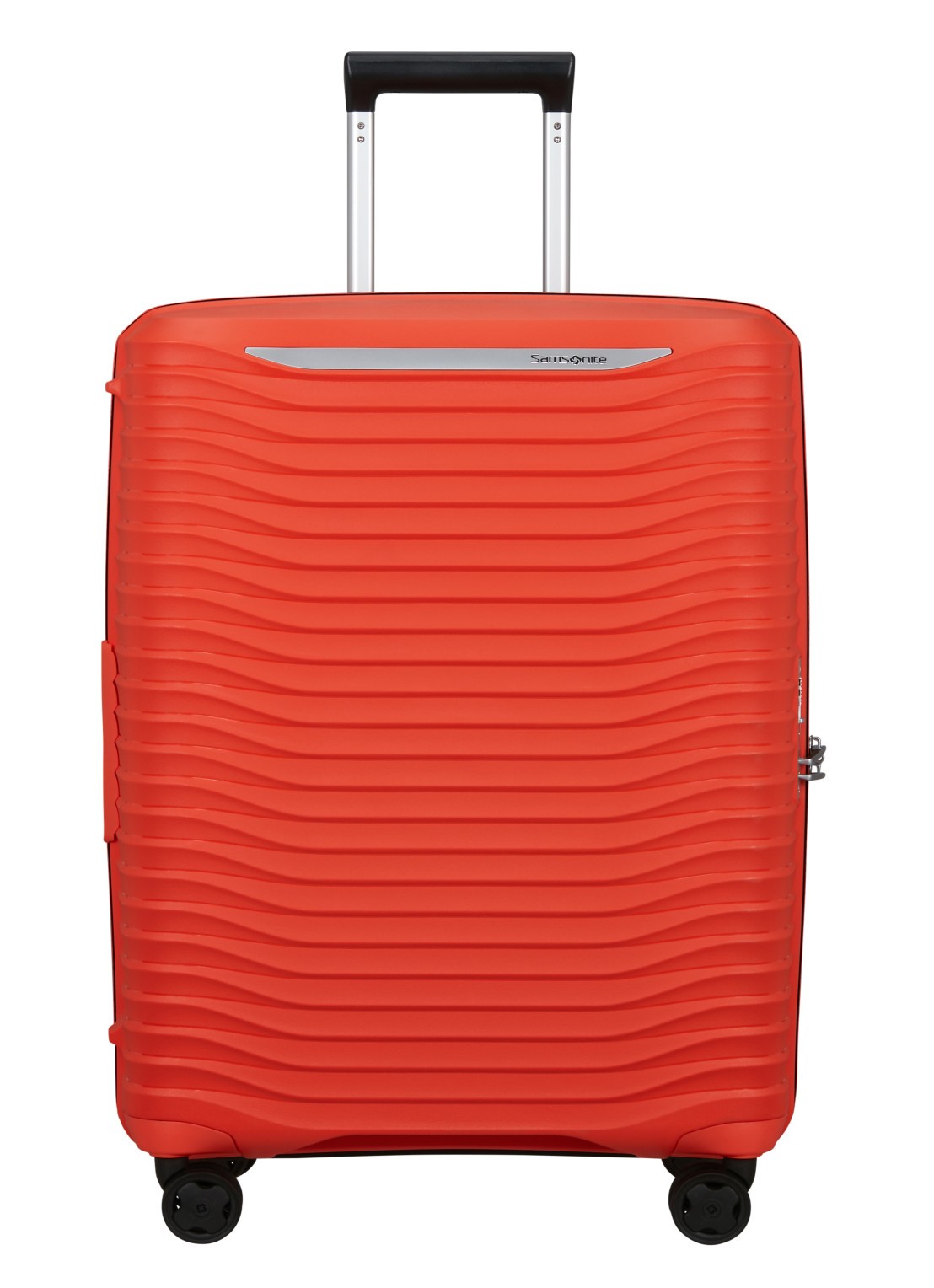 Samsonite Upscape vergrootbare spinner 68 cm - voorkant 2 oranjerood