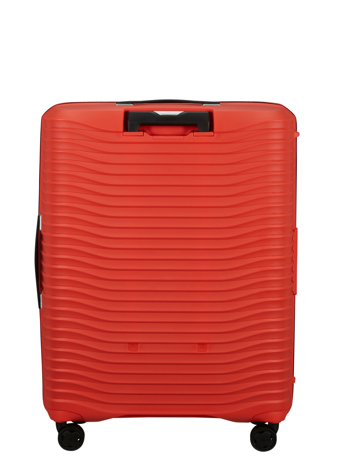 Samsonite Upscape vergrootbare spinner 75 cm - detail oranjerood