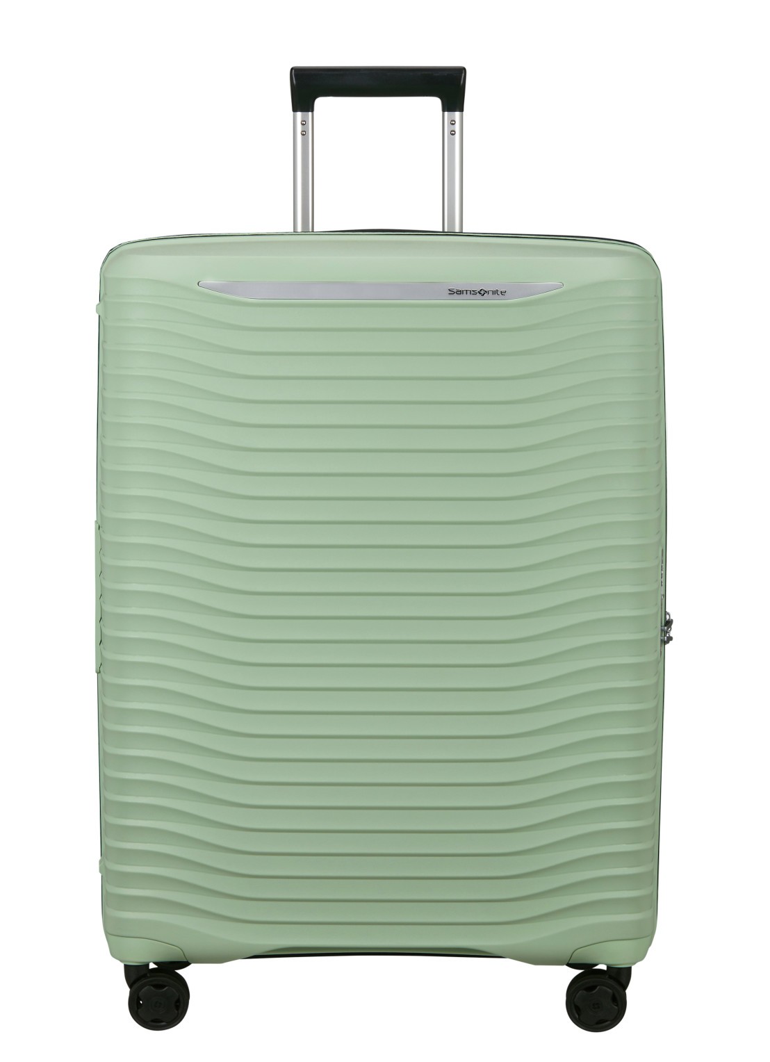 Samsonite Upscape vergrootbare spinner 75 cm - voorkant 3 lichtgroen