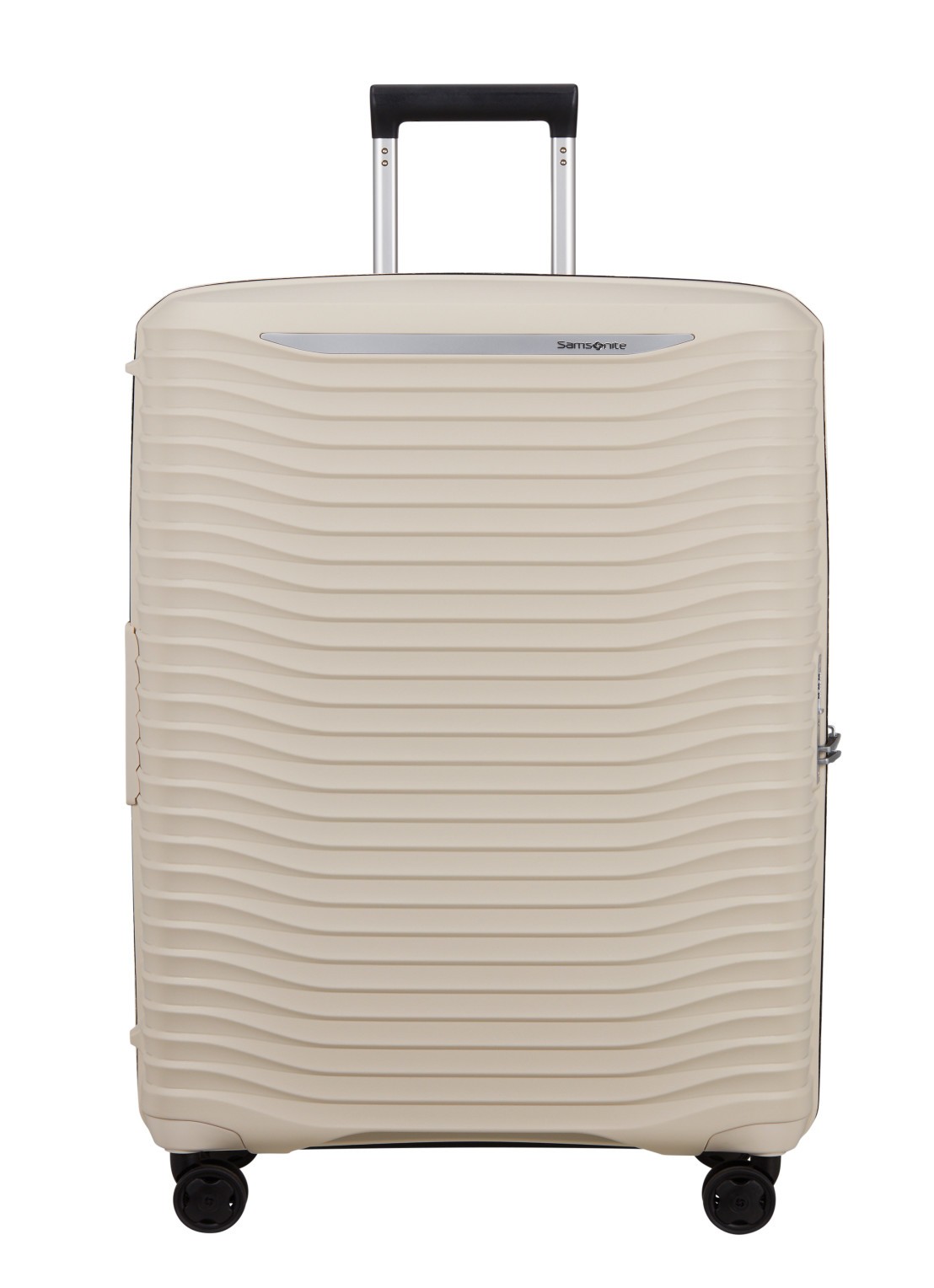 Samsonite Upscape vergrootbare spinner 75 cm - voorkant zand