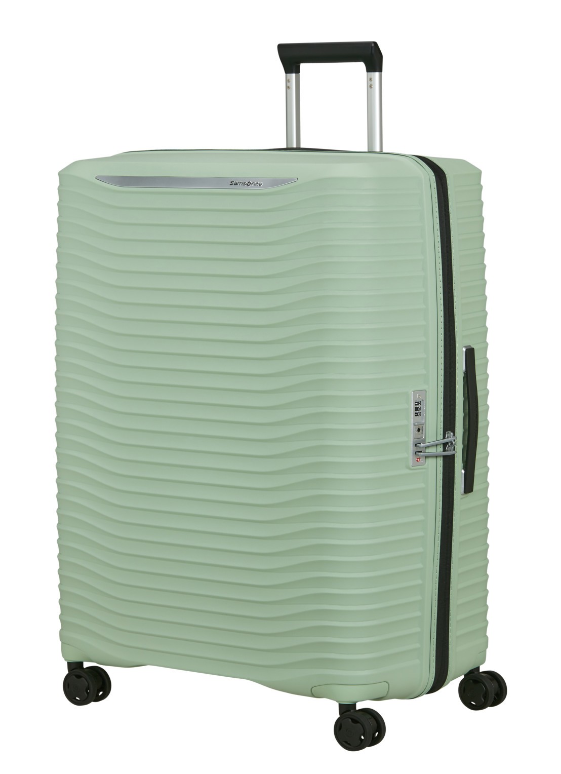Samsonite Upscape vergrootbare spinner 81 cm - voorkant 2 lichtgroen