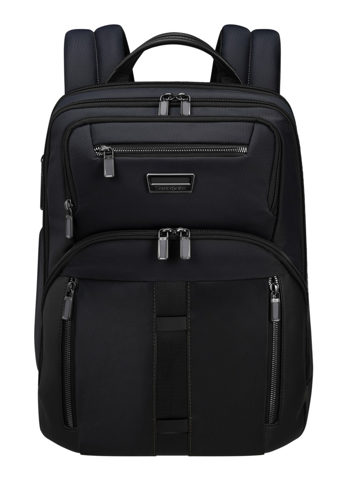 Samsonite Urban-Eye rugzak met 14,1 inch laptopvak - voorkant 3 zwart