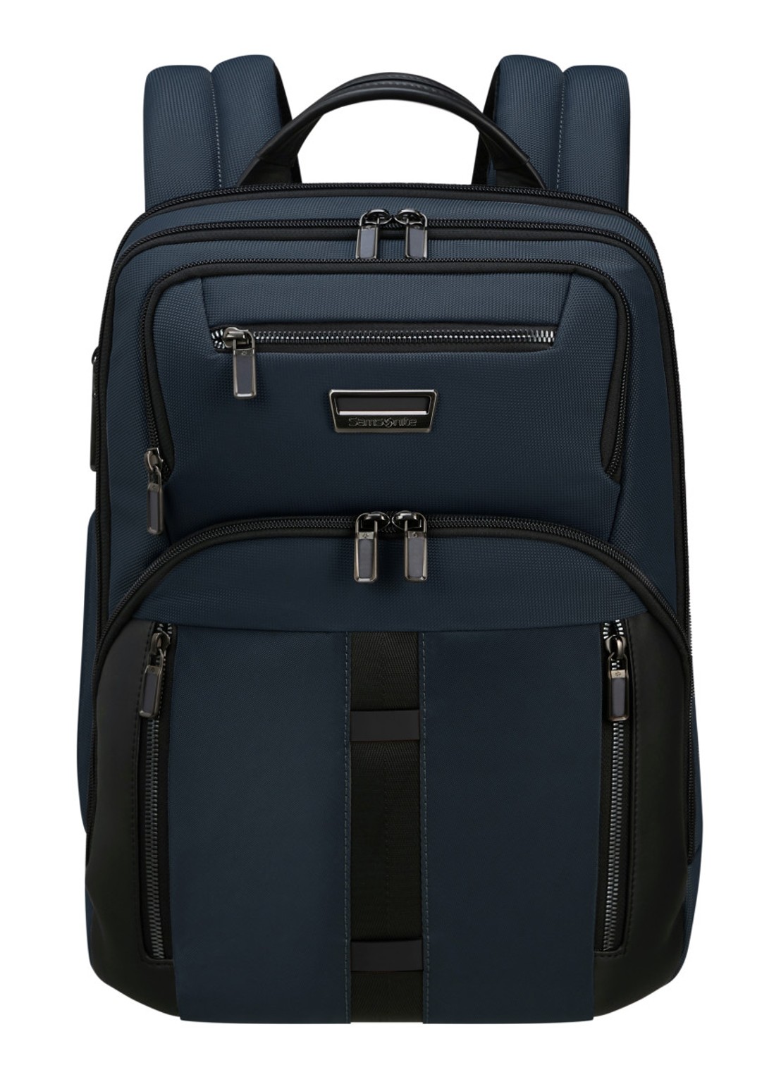 Samsonite Urban-Eye rugzak met 14,1 inch laptopvak - voorkant 3 donkerblauw