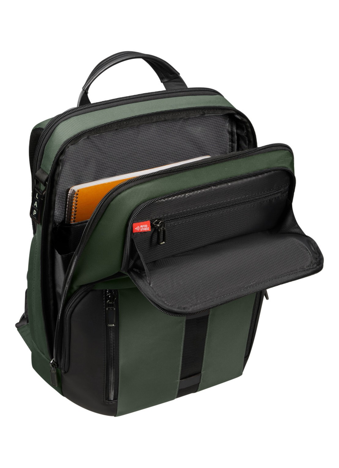 Samsonite Urban-Eye rugzak met 14,1 inch laptopvak - detail 3 groen