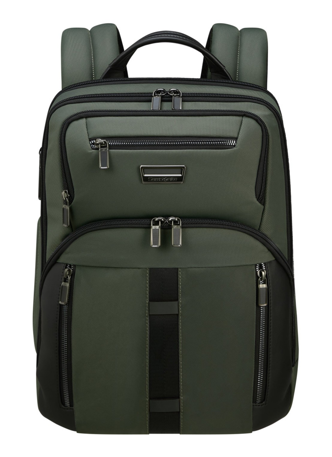 Samsonite Urban-Eye rugzak met 14,1 inch laptopvak - voorkant groen