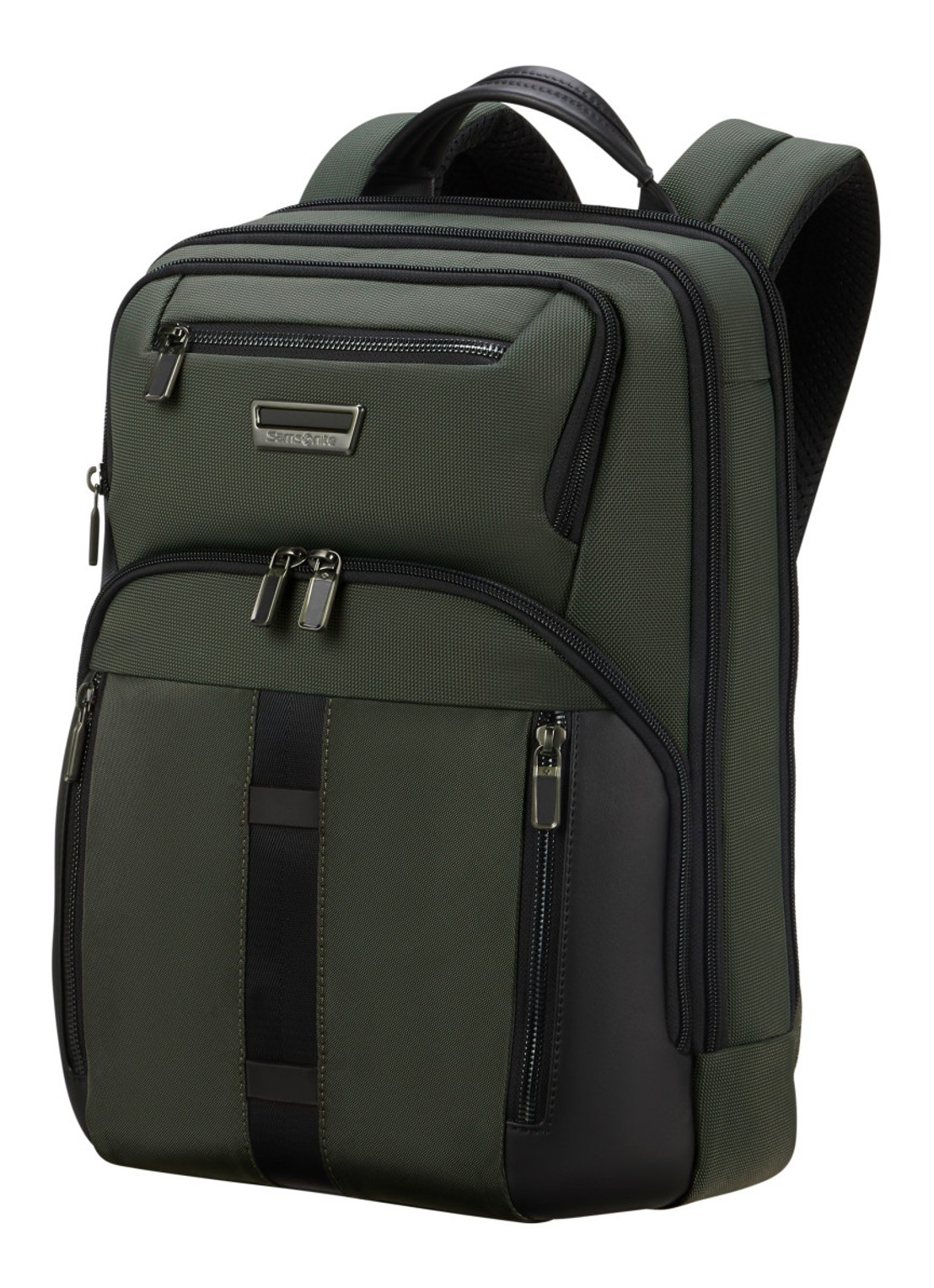 Samsonite Urban-Eye rugzak met 14,1 inch laptopvak - voorkant 2 groen