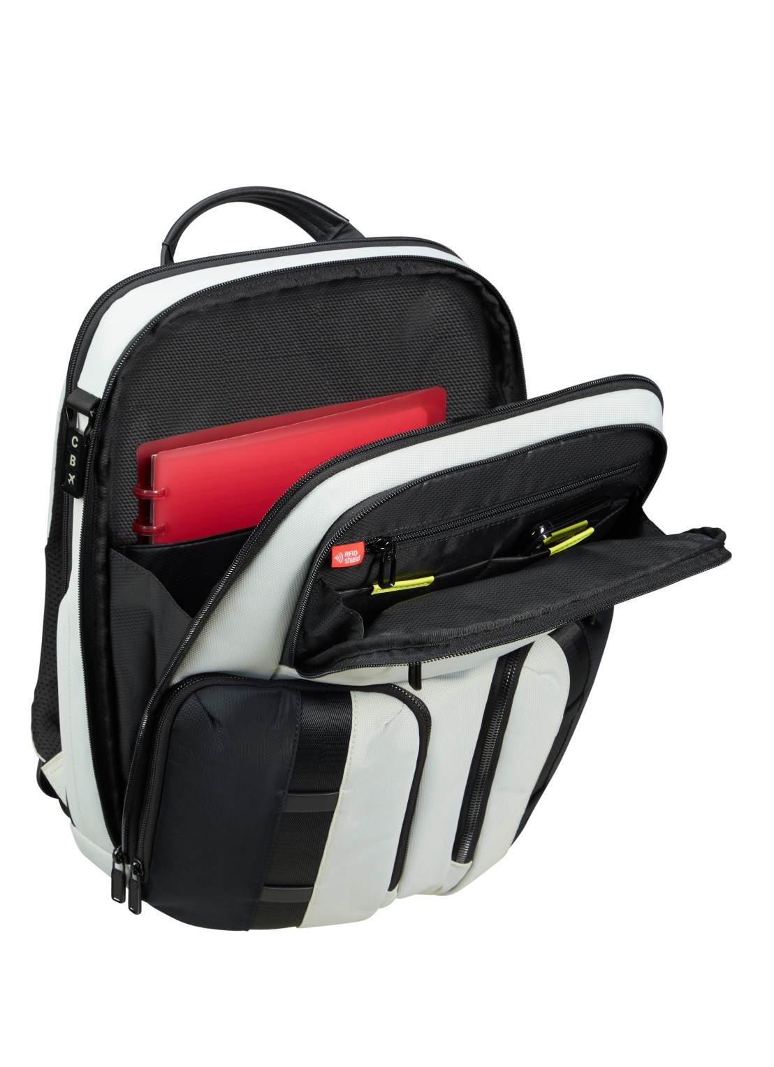 Samsonite Urban-Eye rugzak met 15,6 inch laptopvak - detail 2 lichtgrijs