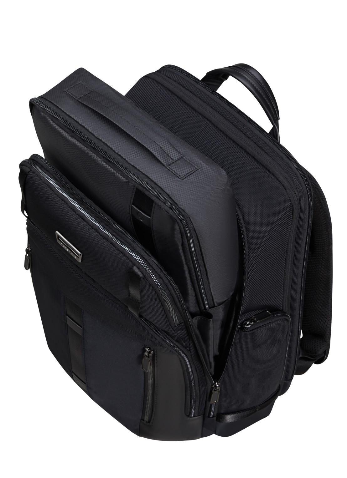 Samsonite Urban-Eye rugzak met 17,3 inch laptopvak - detail zwart