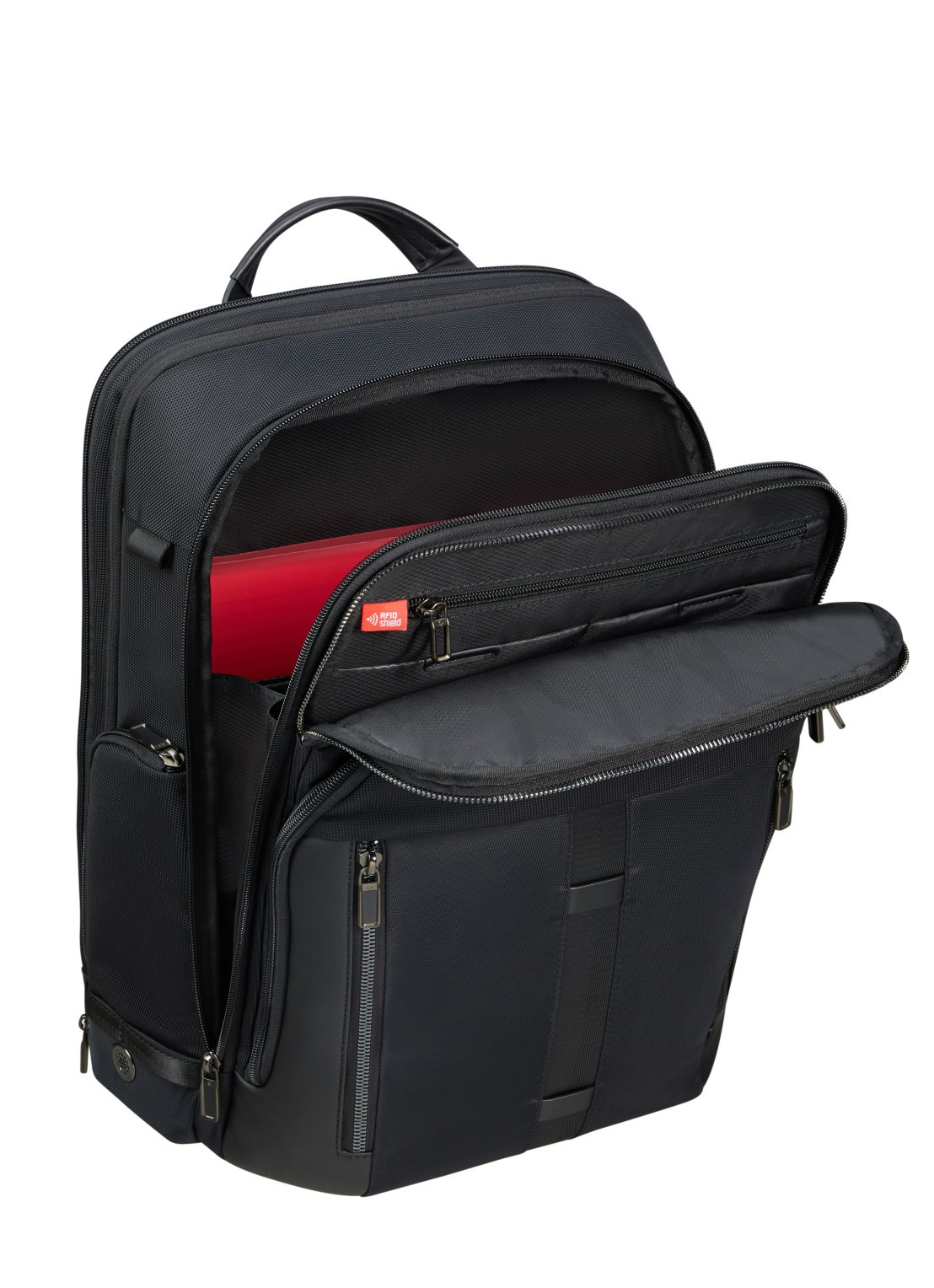 Samsonite Urban-Eye rugzak met 17,3 inch laptopvak - detail 2 zwart